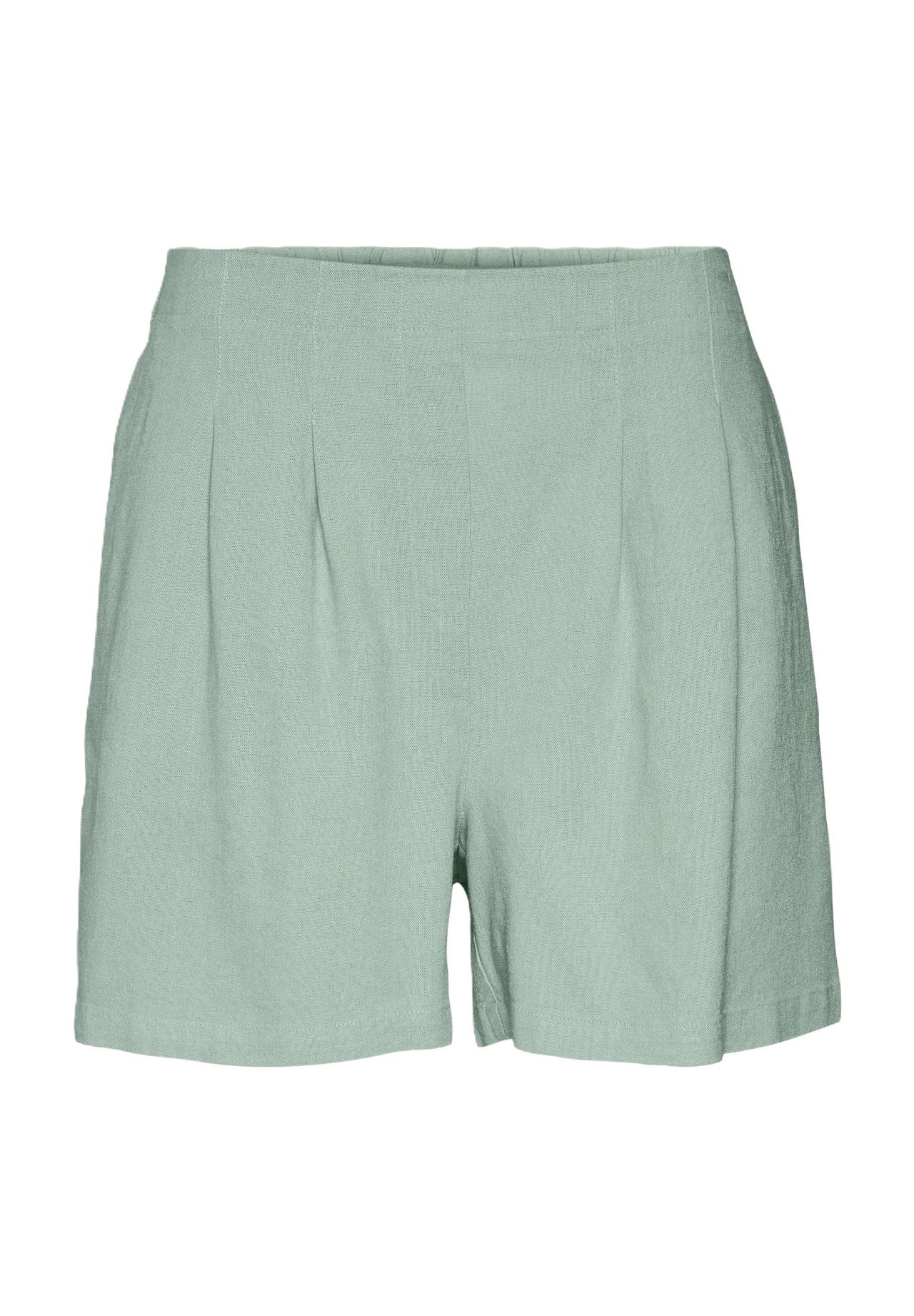 

Шорты льняные, с завышенной талией, женские VERO MODA, цвет 267775 Silt Green
