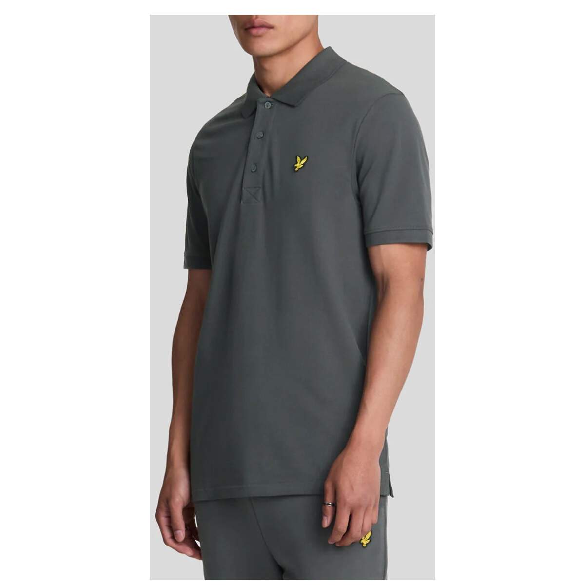 

Поло Lyle & Scott, серый