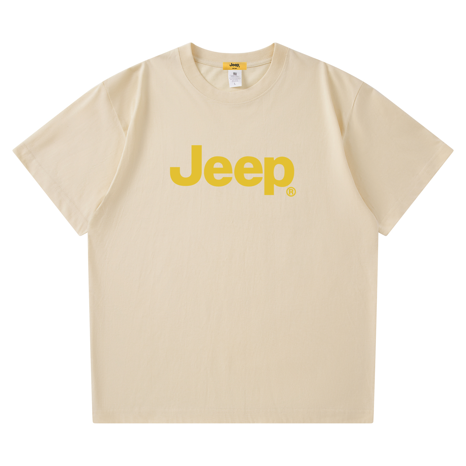 

Футболка Wrangler Leisure Series унисекс Jeep, светлый хаки