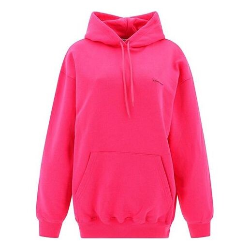 

Свитер classic logo minimalistic solid color hoodie pink Balenciaga, розовый