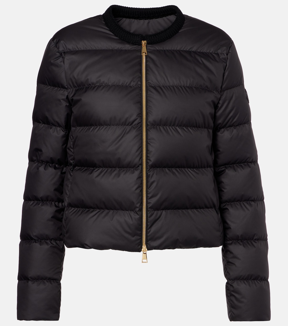 

Короткая пуховая куртка Moncler, черный