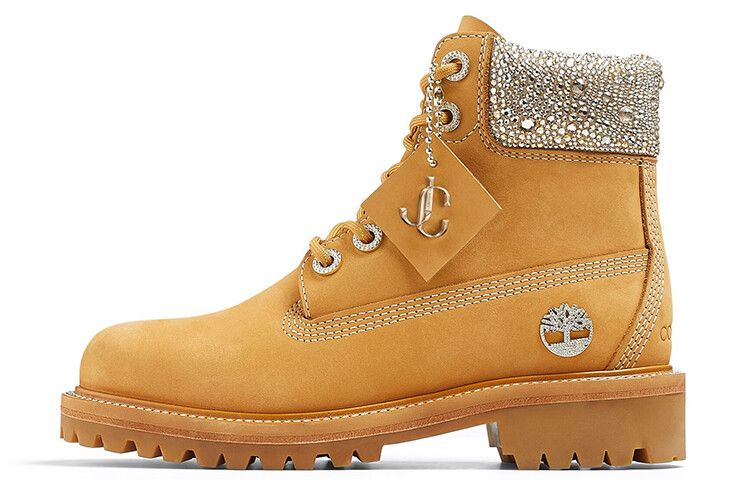 

Ботинки Timberland 6" Boot Jimmy Choo Premium Wheat Swarovski Crystal Women's