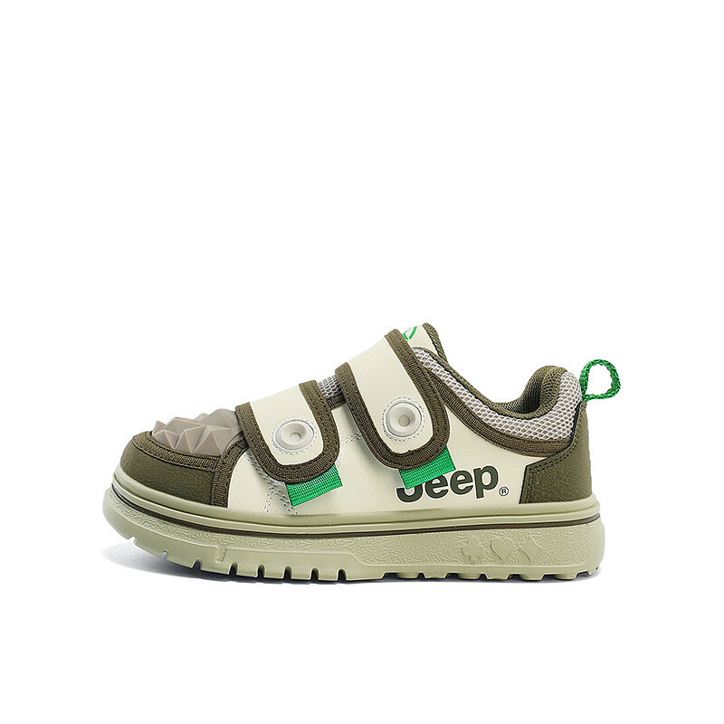 

Кроссовки Jeep Kids Skateboarding Shoes Kids Low-top Off-white, хаки/бежевый