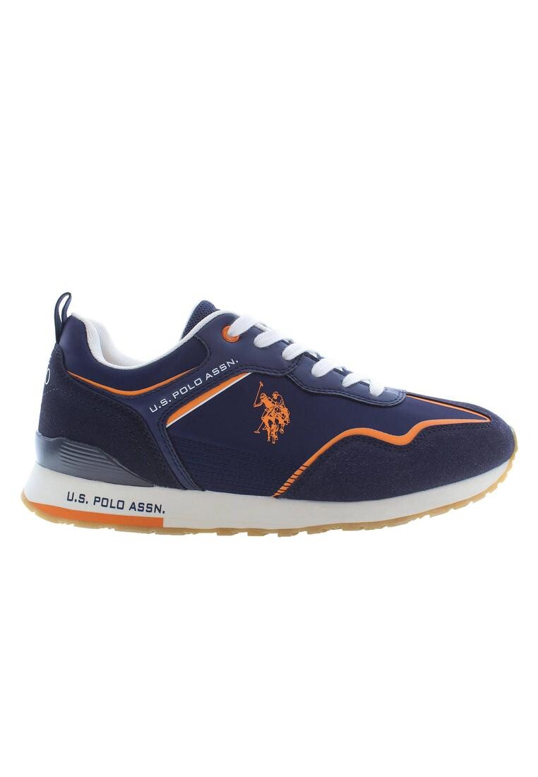 

Кроссовки из полиэстера с контрастными деталями и логотипом U.S. Polo Assn, синий