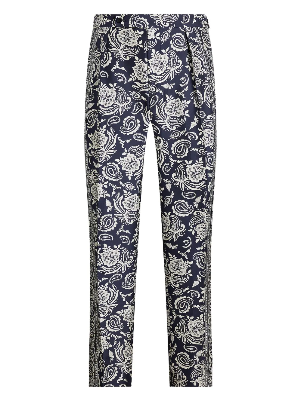 

Брюки с принтом пейсли Ralph Lauren Purple Label, синий