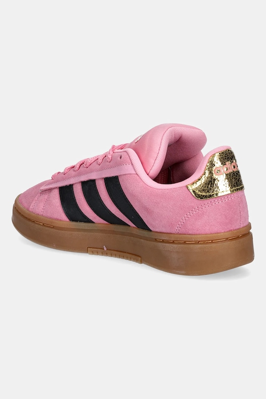 Замшевые кроссовки Grand Court Alpha 00S Adidas, розовый — фото 3