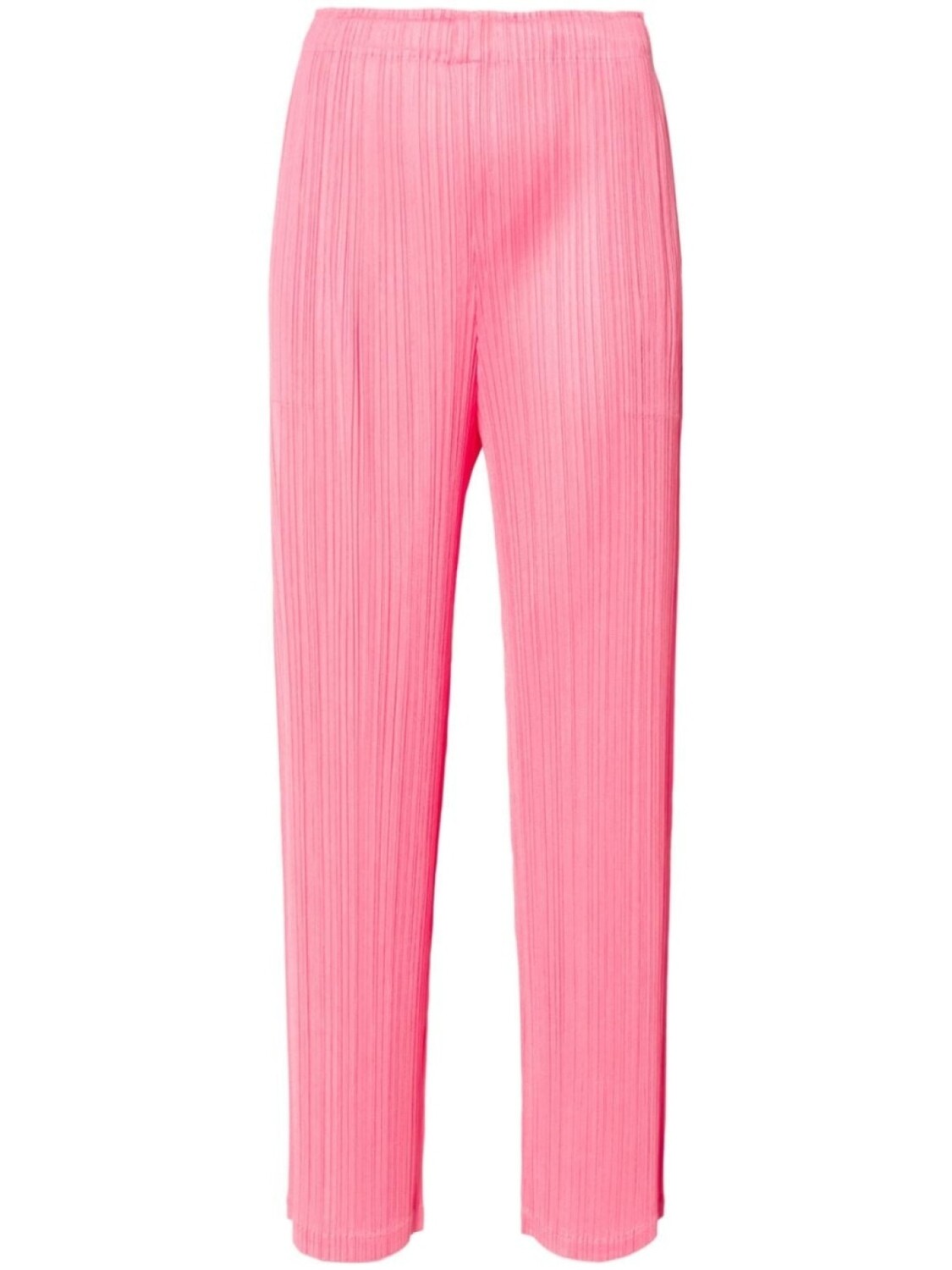 

Pleats Please Issey Miyake плиссированные брюки прямого кроя, розовый