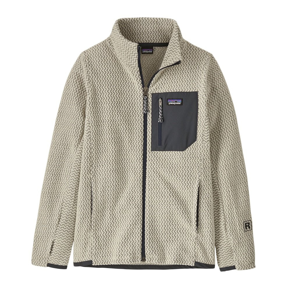 

Детская флисовая куртка Patagonia R1 Air на молнии, Wool White