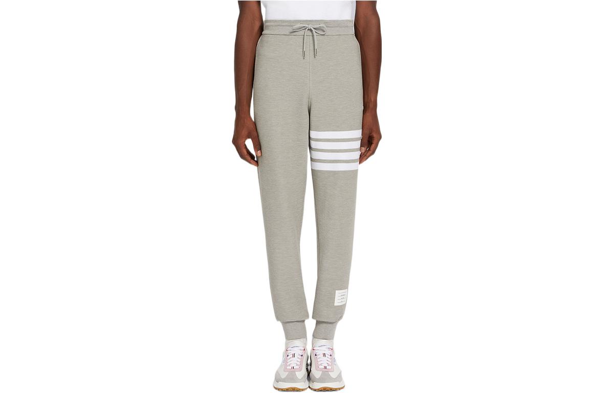 

Вязаные спортивные штаны мужские THOM BROWNE, серый