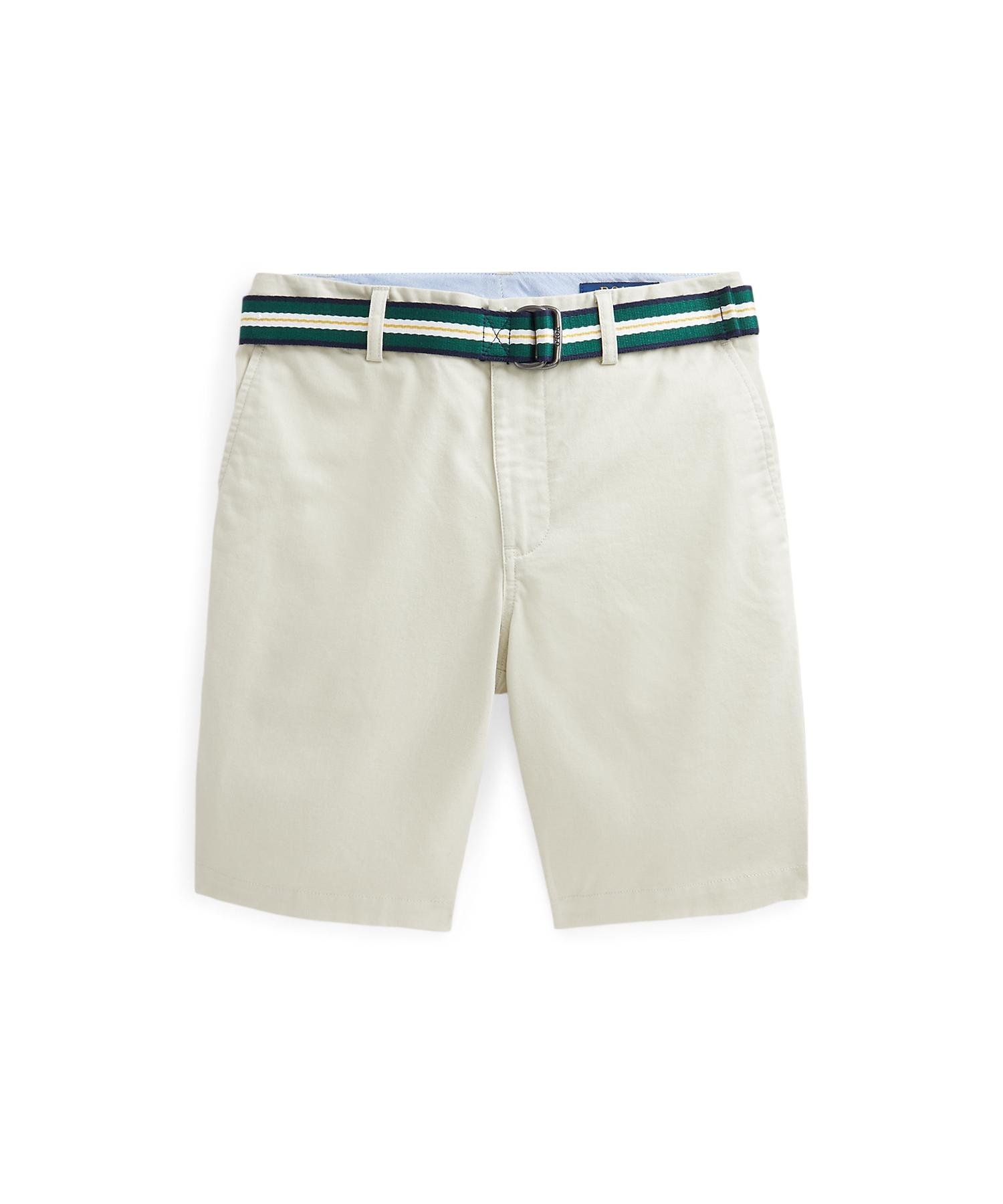Прямые шорты из износостойкой саржи. (Для мальчиков 8-20 лет) Polo Ralph Lauren, 101 Natural