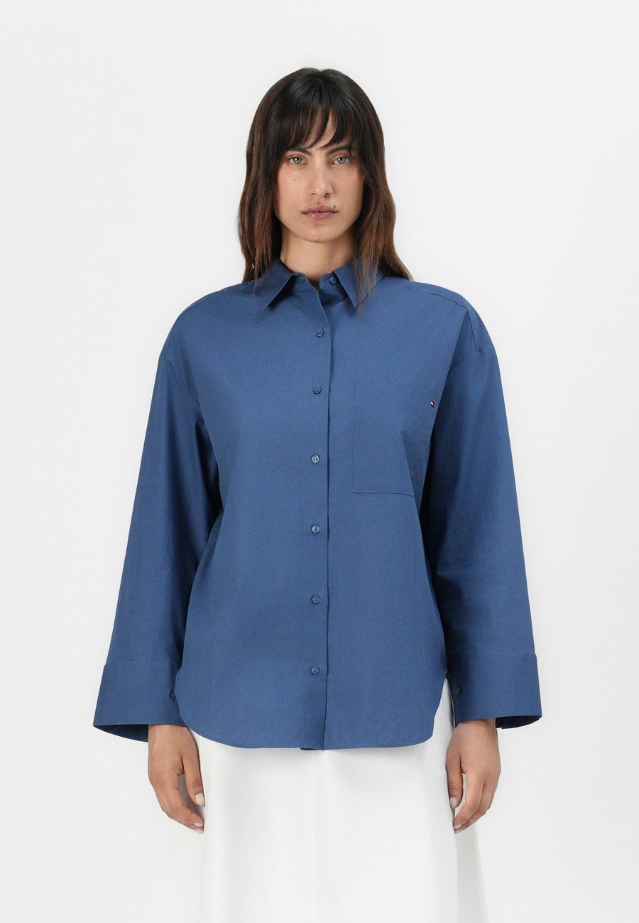 

Блуза Tommy Hilfiger NEW EASY SHIRT, Seashore Navy/Dark Blue