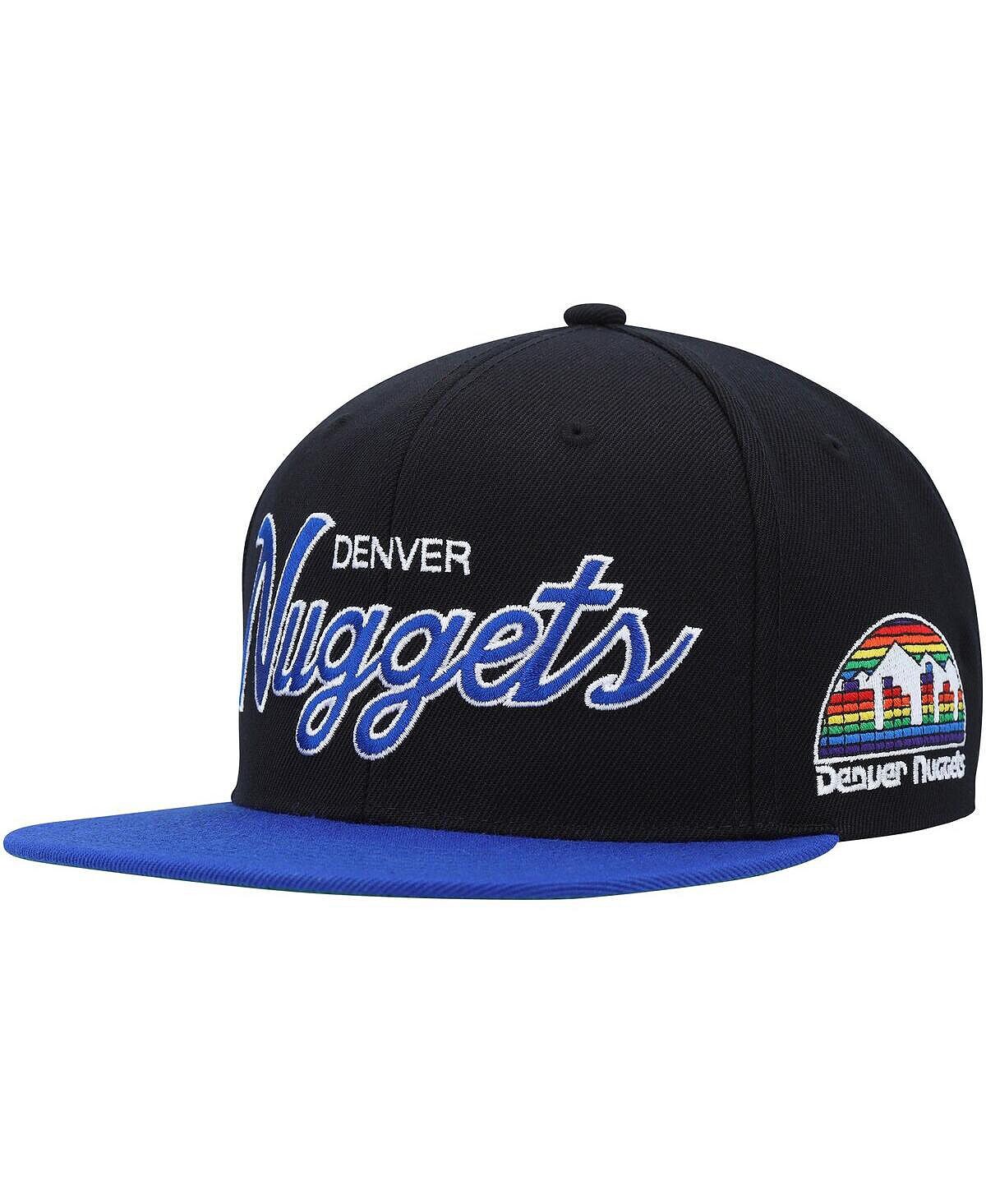 

Мужская черная кепка Snapback Denver Nuggets Hardwood Classics MVP Team Script 2.0 Mitchell & Ness