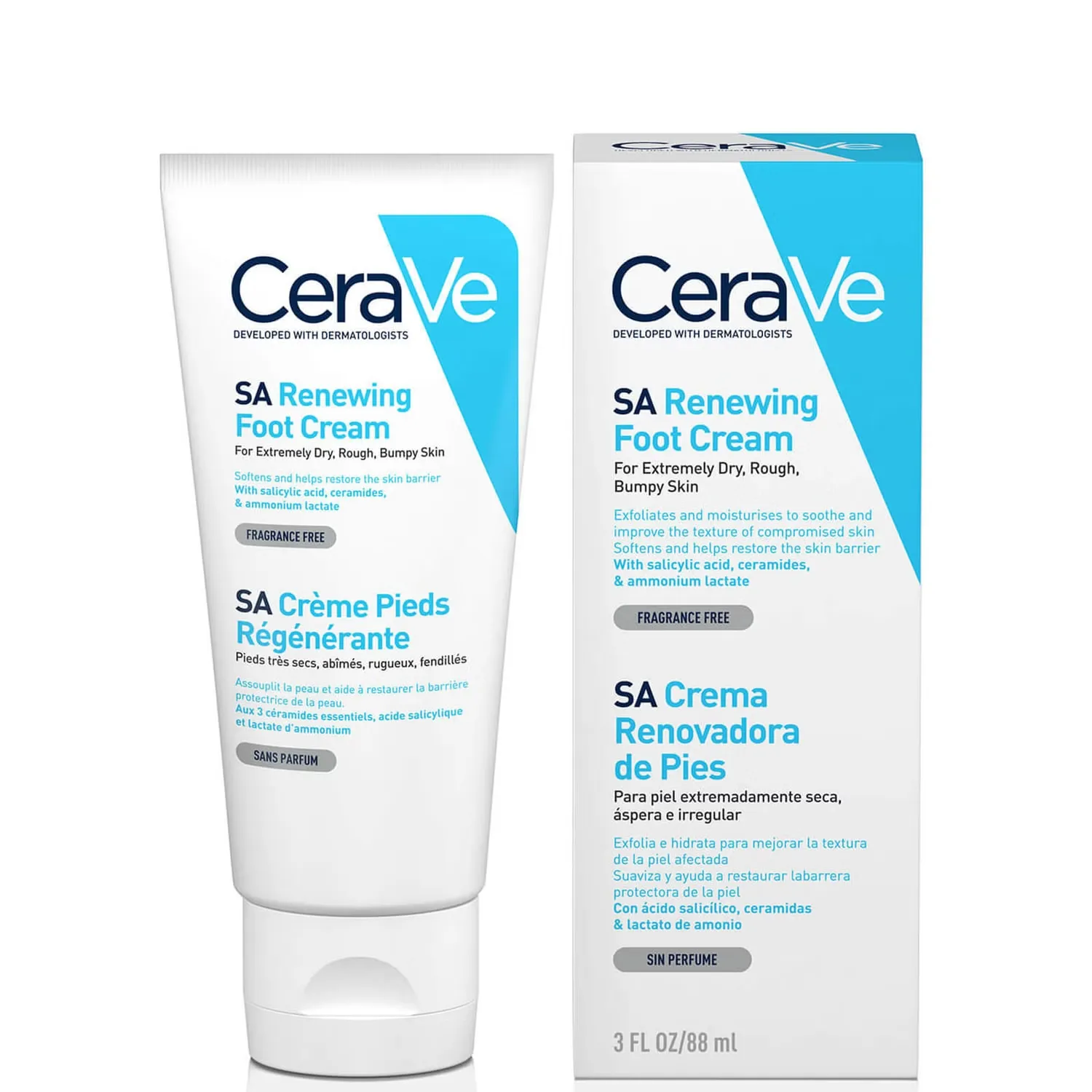 

SA Обновляющий крем для ног 88мл Cerave