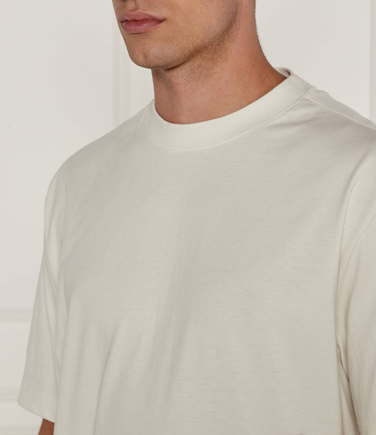 Футболка CALVIN KLEIN JEANS CITY POSTER AVENUE Relaxed fit, экрю — фото 4