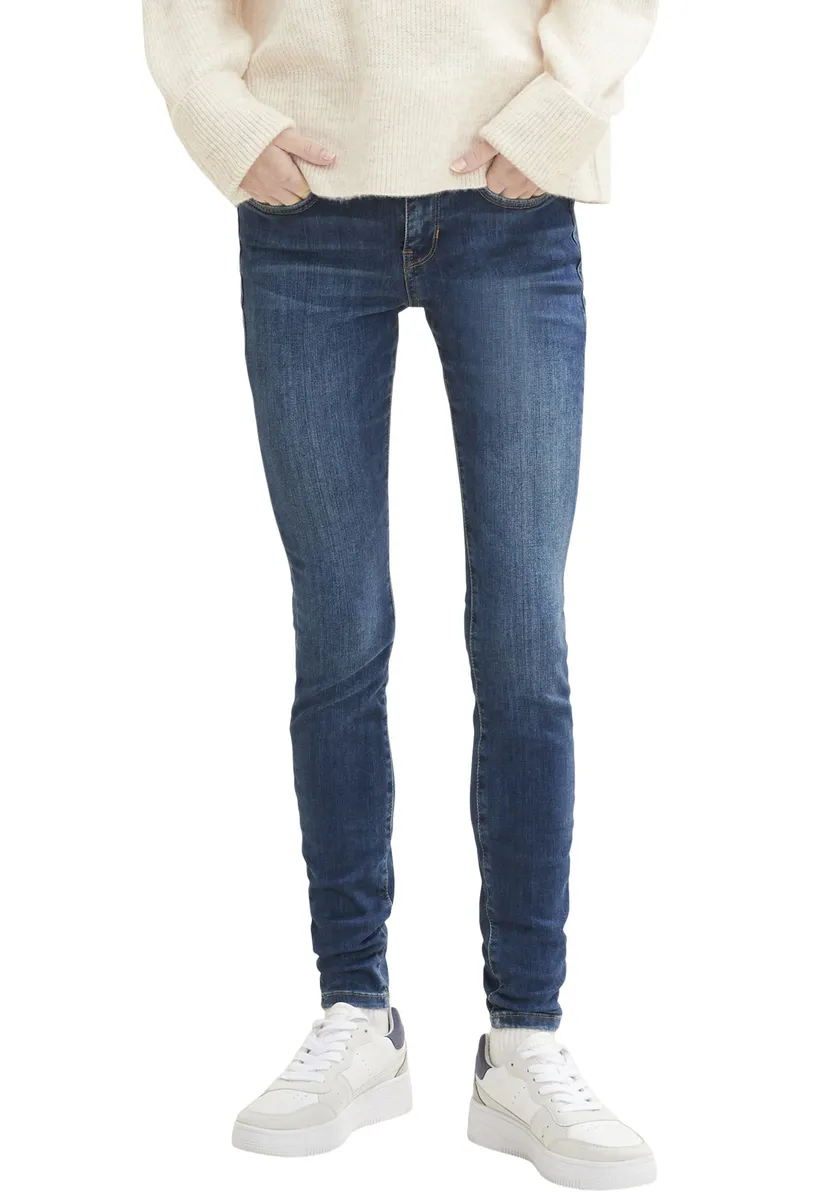 

Джинсы скинни TOM TAILOR из денима Tom Tailor Denim, цвет Used Dark Stone