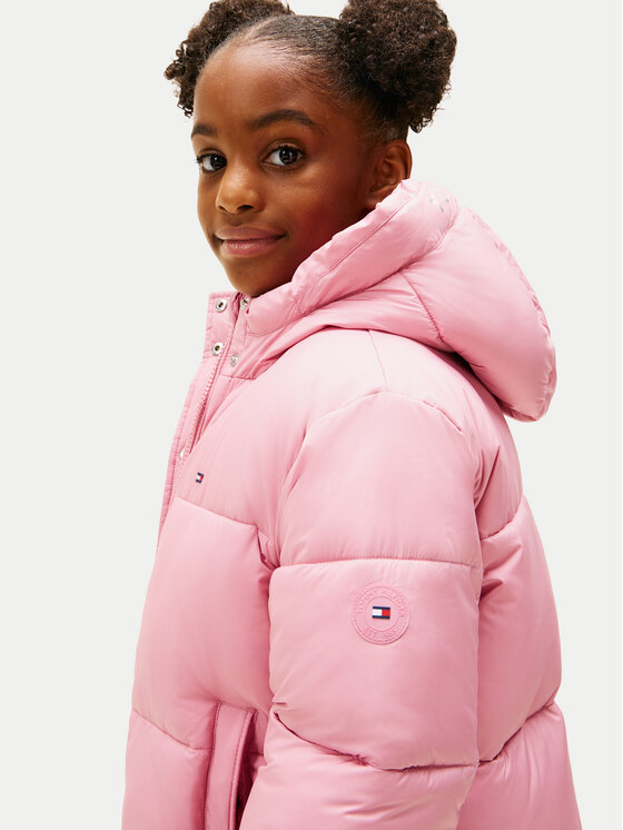 Зимняя куртка regular fit KG0KG08861 D Tommy Hilfiger, розовый — фото 4