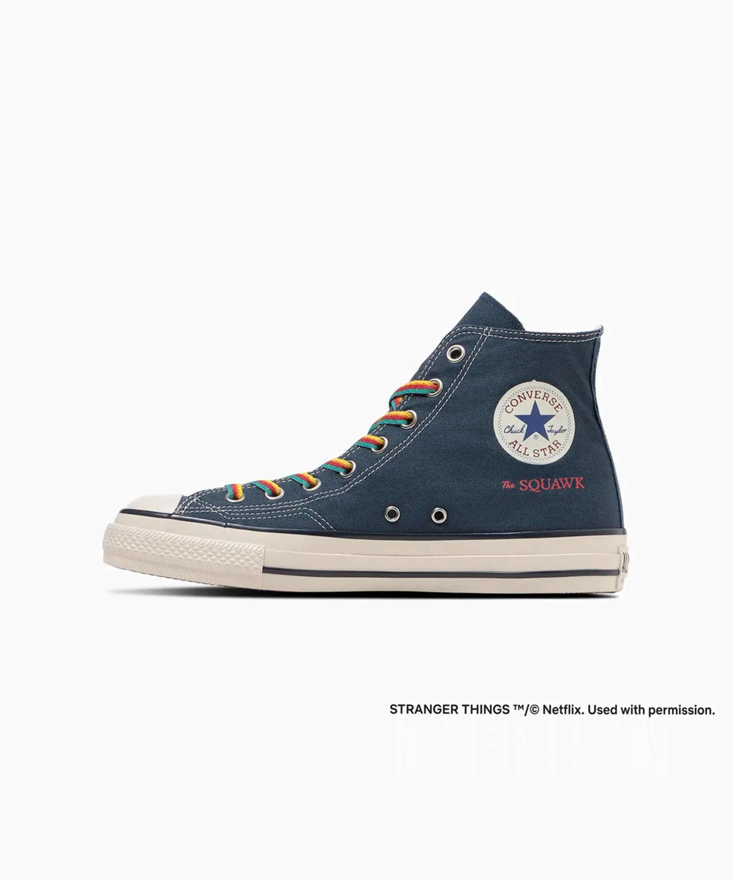 Мужские кроссовки коллаб с Stranger Things ALL STAR AGED 87 TS HI CONVERSE темно-синие