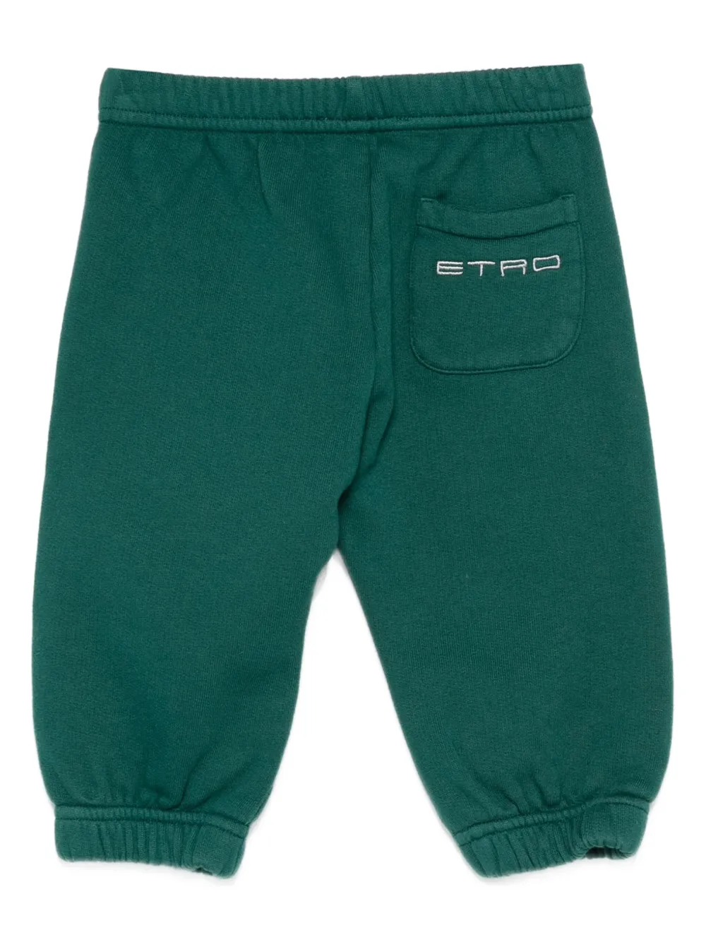 Спортивные брюки с эластичным поясом ETRO KIDS, зеленый — фото 2
