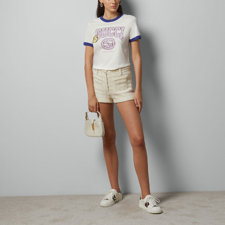 Футболка женская с китайским новым годом, белая Gucci — фото 2