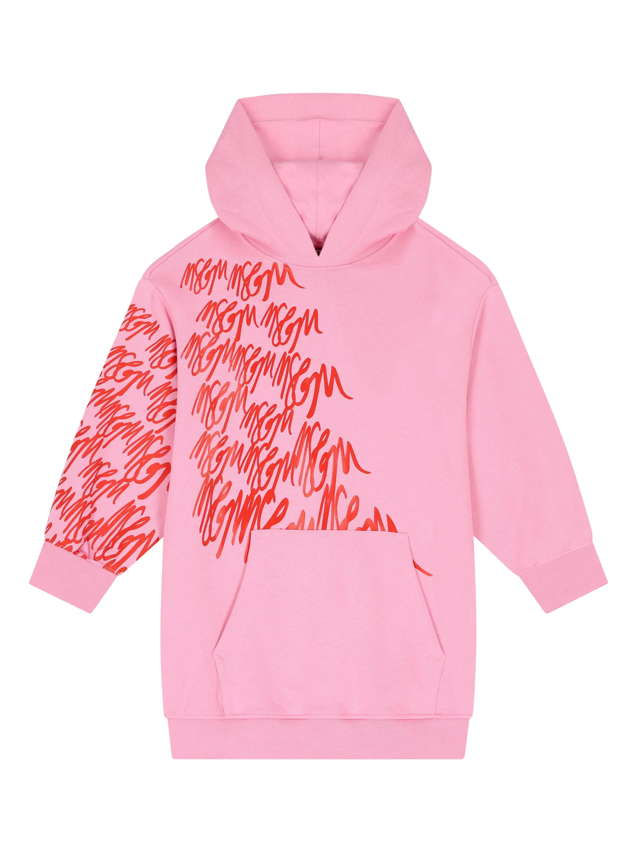 

Платье с логотипом Msgm Kids, розовый