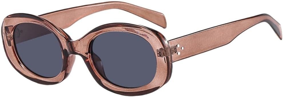 

Маленькие овальные солнцезащитные очки для женщин и мужчин, модные винтажные квадратные зеленые солнцезащитные очки, женские очки с защитой от УФ-излучения UV400 UJNHGQ, C5