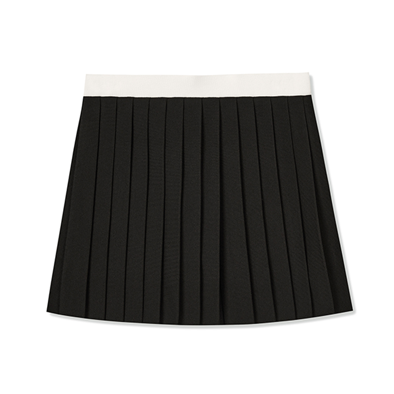 

Плиссированная юбка из стрейч-трикотажа MICHAEL KORS, черный