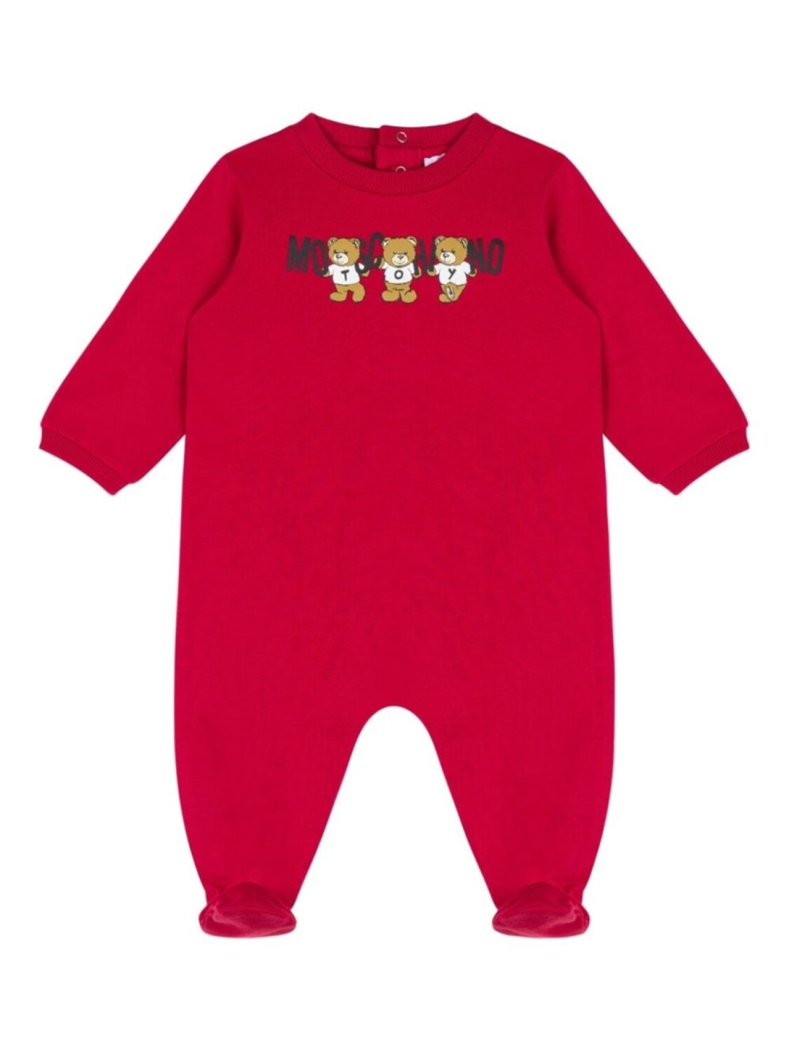 

Moschino Kids комбинезон для новорожденного teddy bear, красный