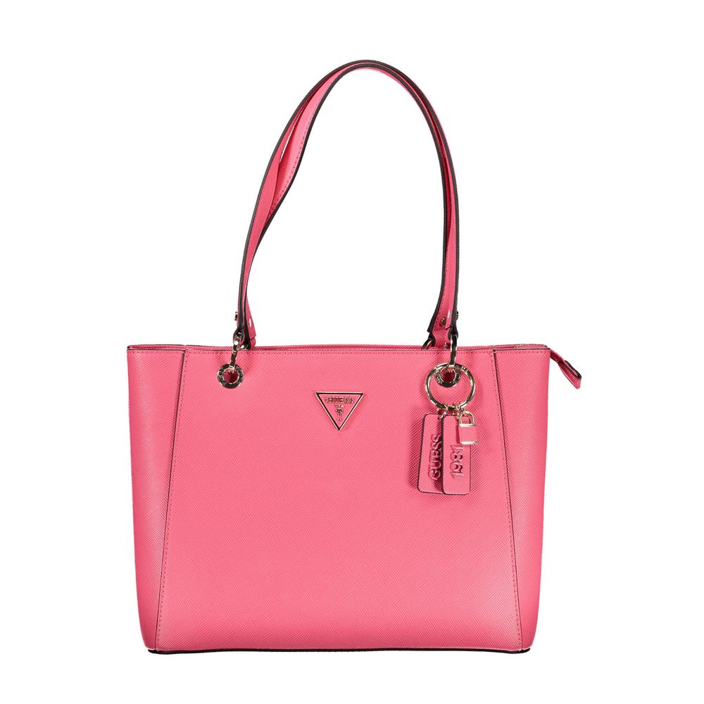 

Розовая полиэтиленовая сумочка Guess Shoes