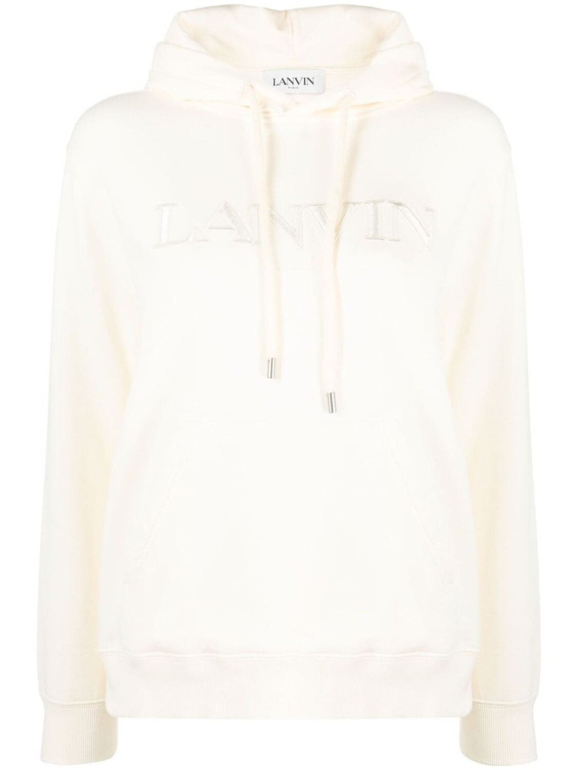 

Lanvin худи с вышитым логотипом, нейтральный цвет