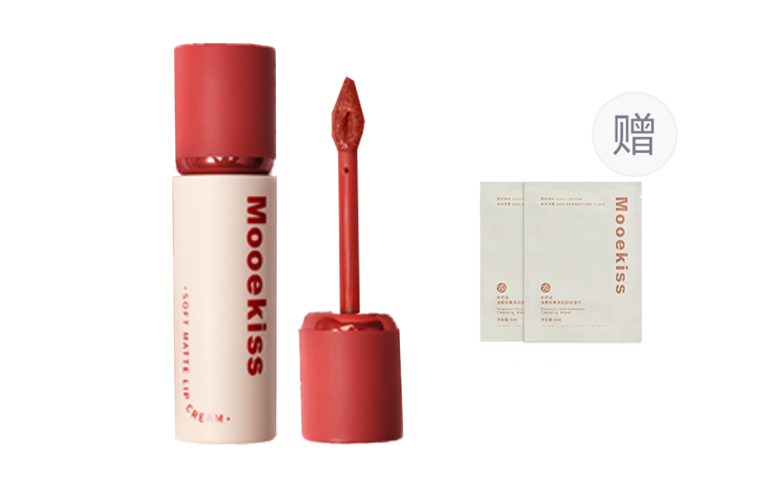 

Бальзам для губ Mist Soft Tones матовый, стойкий, устойчивый к переносу 3g/3g*2 Mooekiss