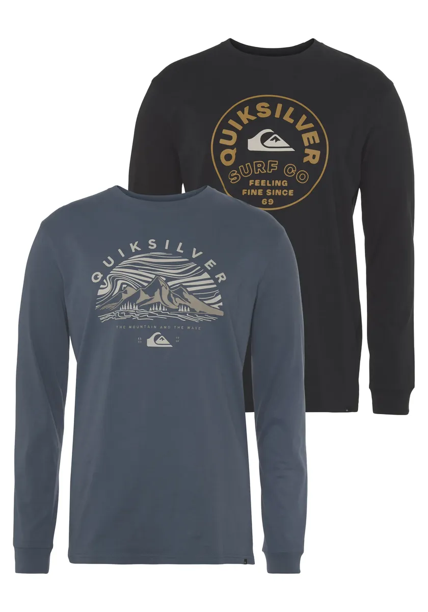 

Футболка Quiksilver "TIMELESHORT SLEEVE DUNESCAPE PACK LS TEE YM", синий