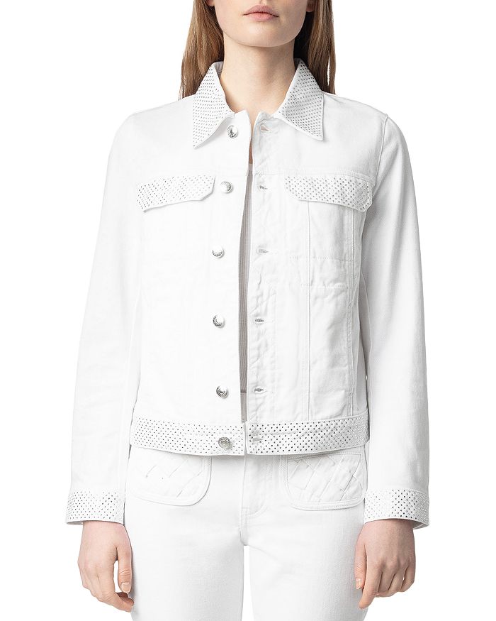

Куртка джинсовая Kioky с пайетками Zadig & Voltaire, белый