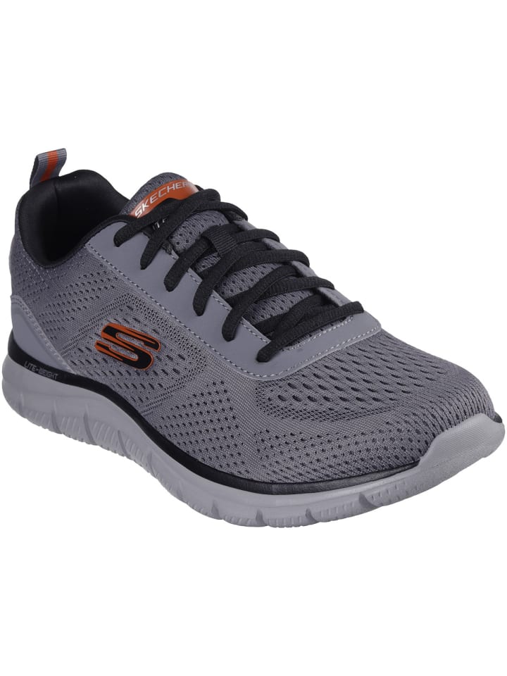 Кроссовки женские Skechers Track - Leshur сетчатые, серый