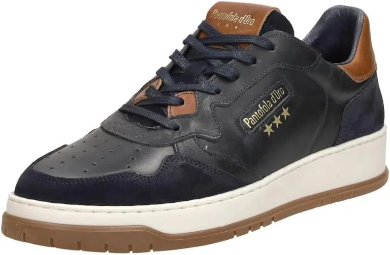 PANTOFOLA D'ORO 1886 Кроссовки Pantofola D'oro Sirmione Low Navy/Cognac Size EU 44 — фото 2