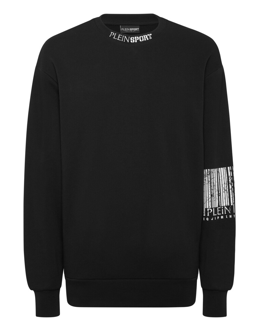 

Свитер Plein Sport Sweatshirt Barcode, черный