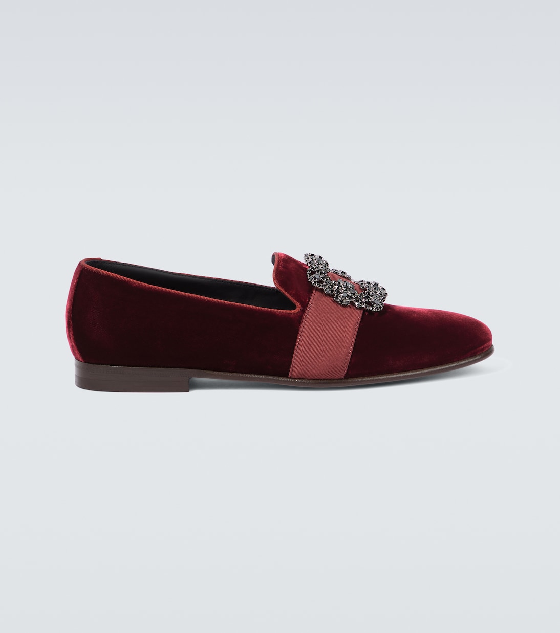 

Карлтон бархатные лоферы с декором Manolo Blahnik, 6037 Dred