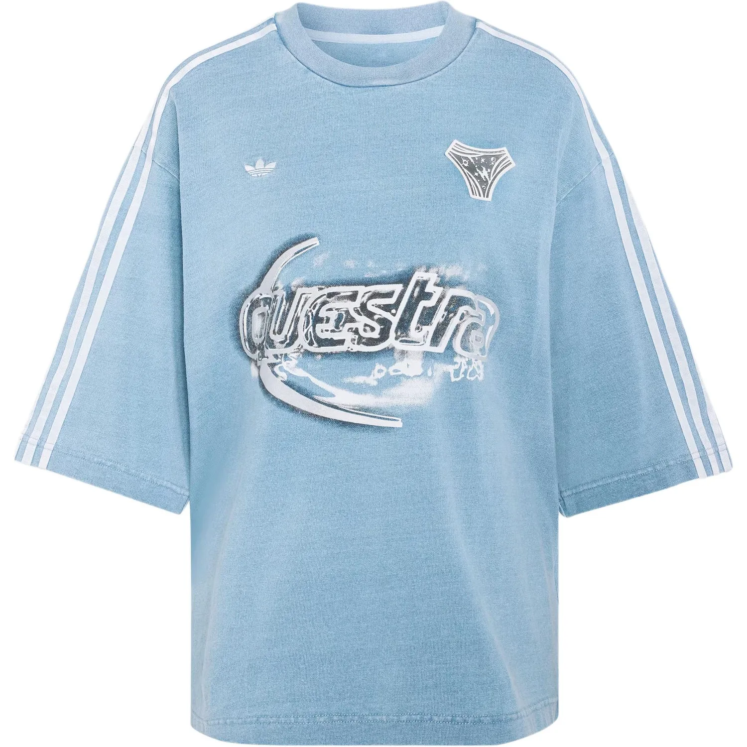 Футболка Adilenium женская Adidas Originals, светло-голубой
