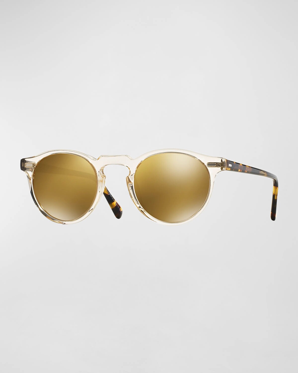 

Круглые солнцезащитные очки Gregory Peck 47, желтые Oliver Peoples, цвет Yellow