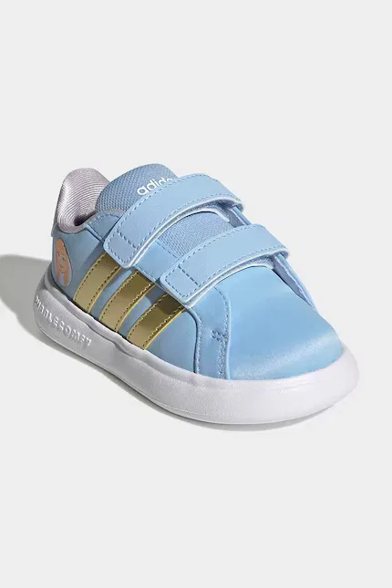 Кроссовки детские DISNEY GRAND COURT ANNA Adidas, синий — фото 2
