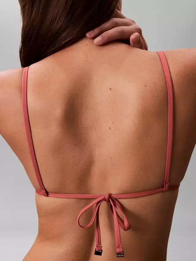 Треугольный верх бикини Calvin Klein, Dusty Cedar — фото 3