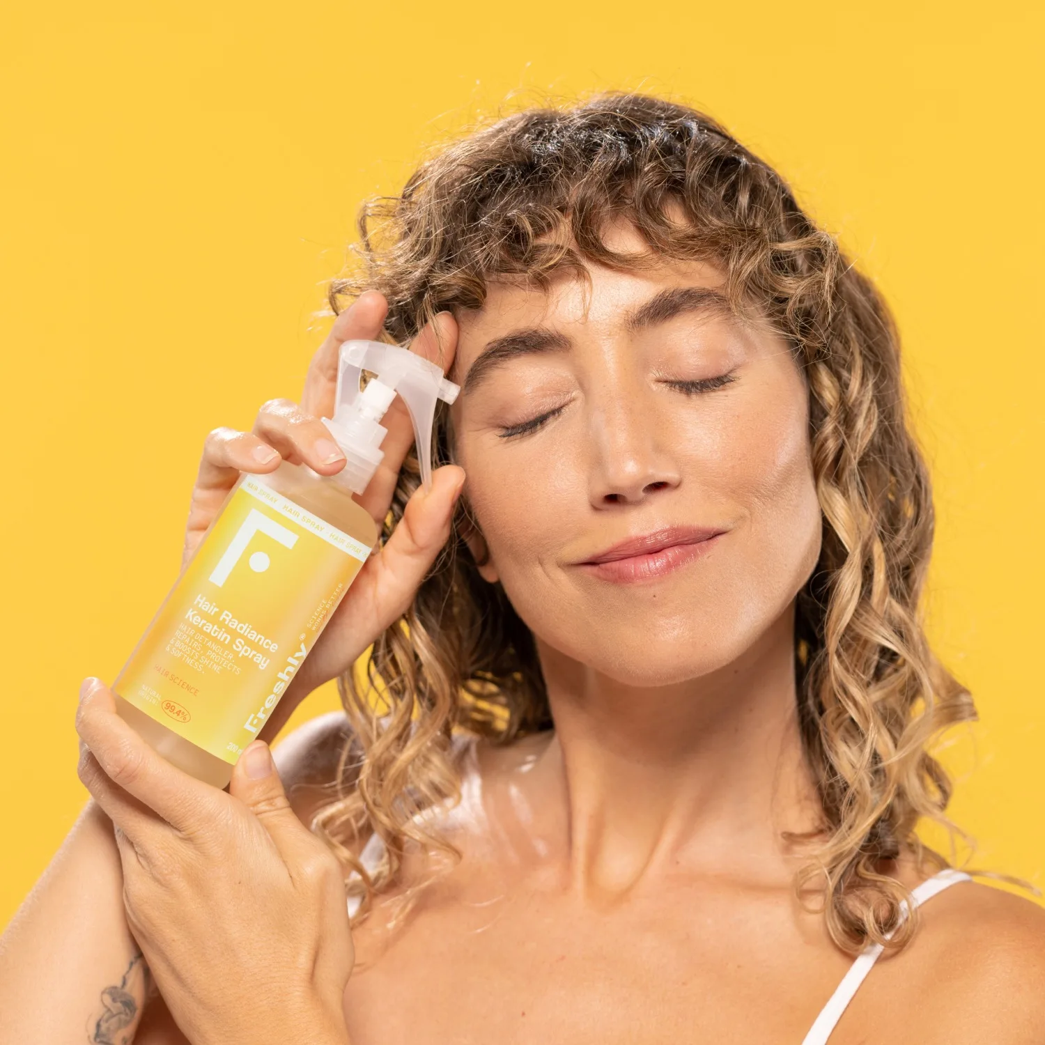 Лак для волос, придающий блеск волосам, 100 мл Freshly Cosmetics, 200 мл — фото 3