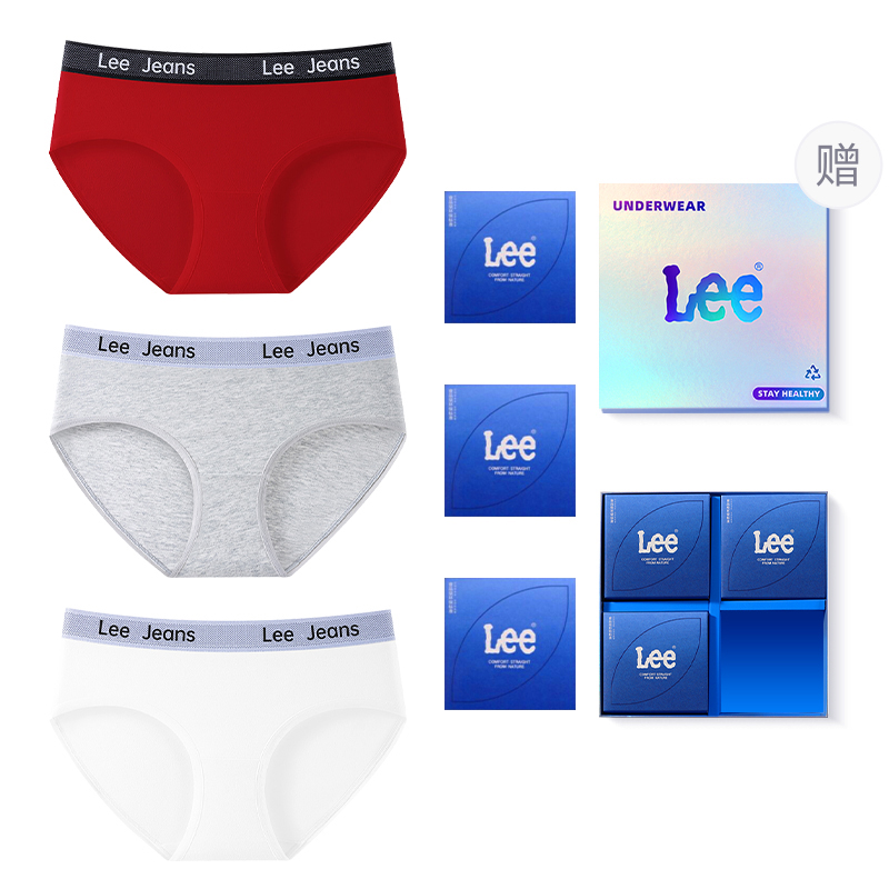 

Классические трусы 101 для женщин упаковка 3 шт Lee, серый