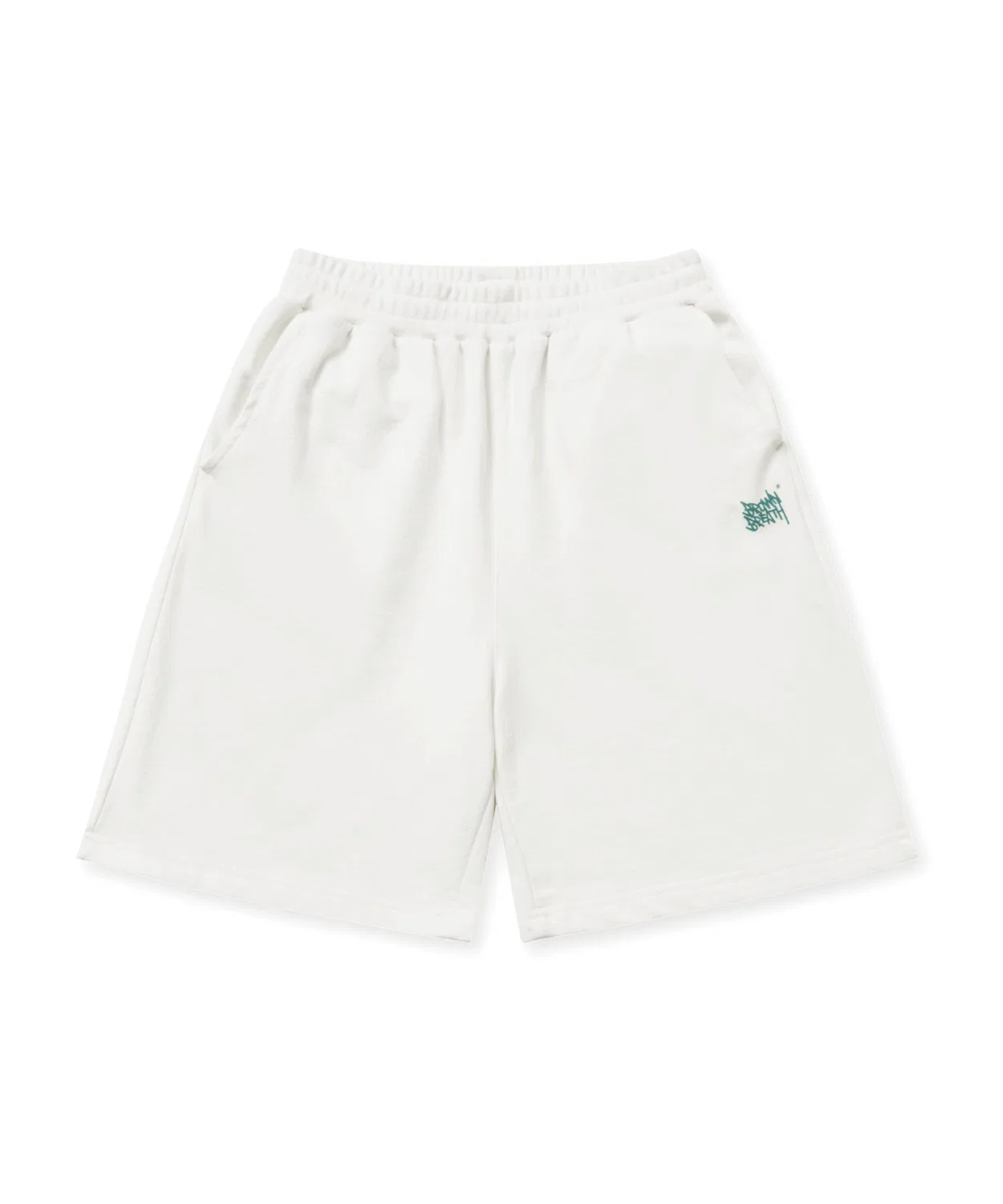 Детские хлопковые шорты Tag кремового цвета от Brownbreath Kids — фото 2