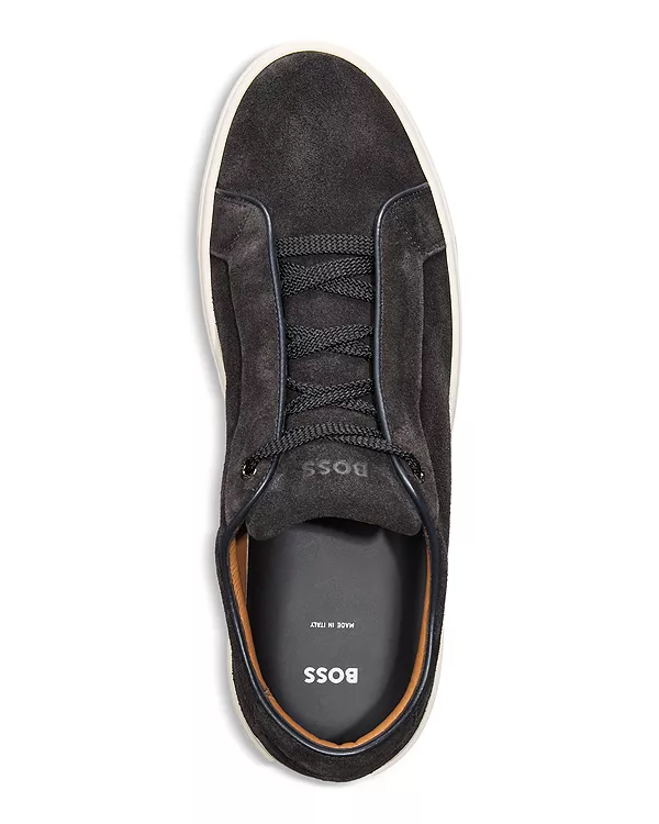 Мужские низкие кроссовки Hugo Boss Gary - эксклюзив Boss, серый — фото 2