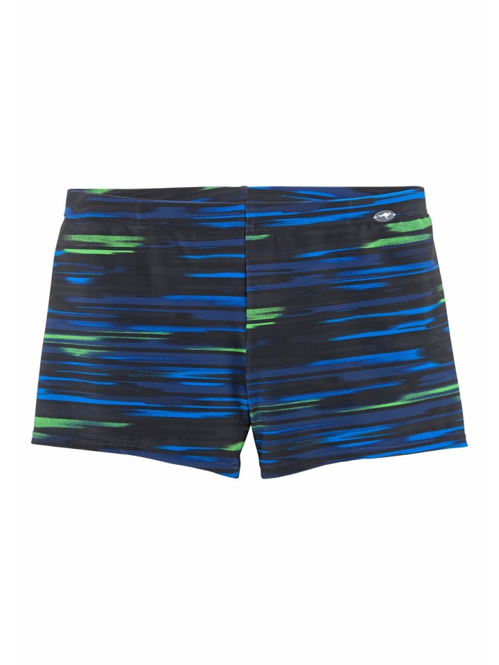 

Kangaroos Плавки в боксерском стиле темно-синего и салатового цвета