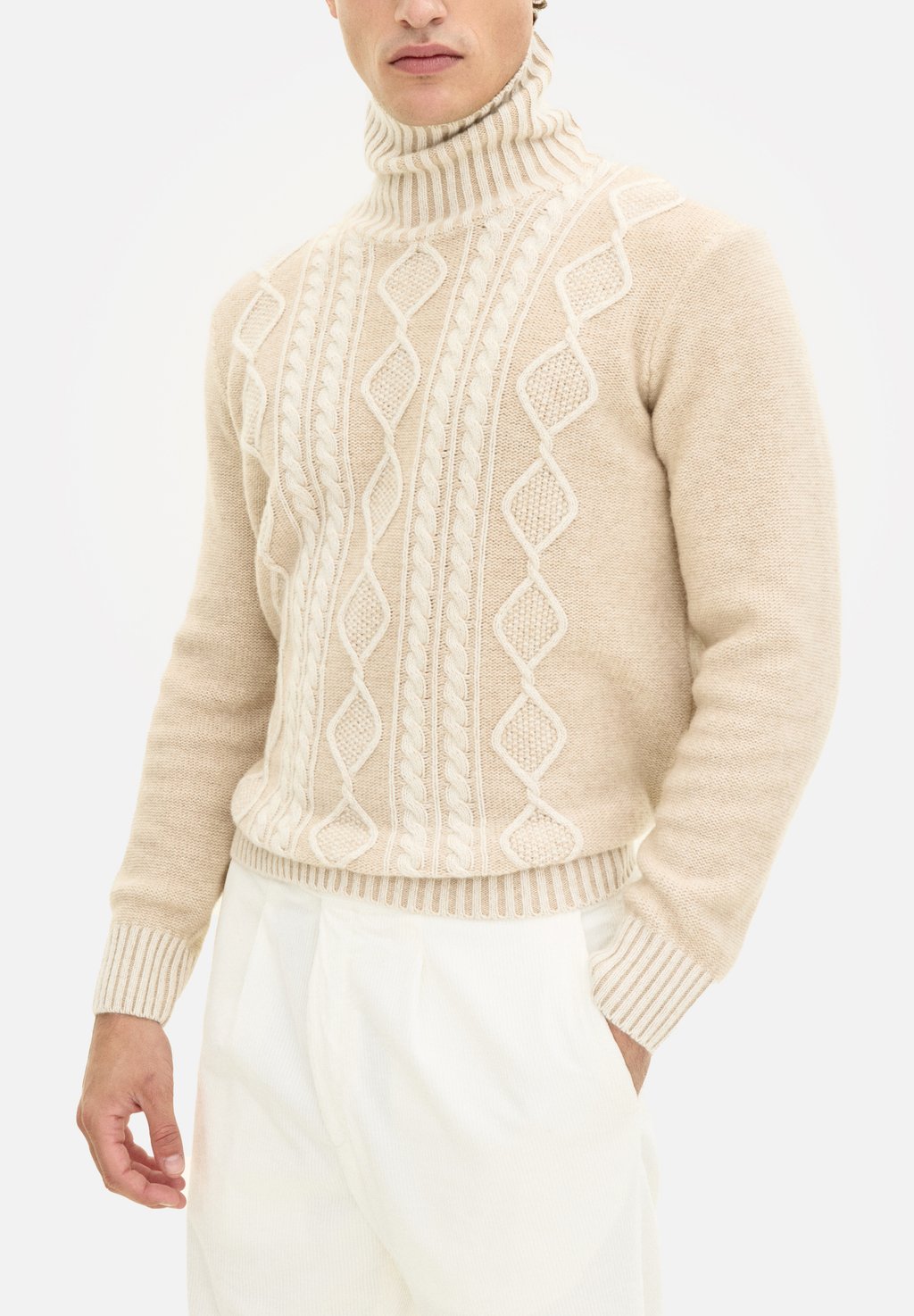 

Джемпер SCOTT ROLLNECK Oscar Jacobson, бежевый