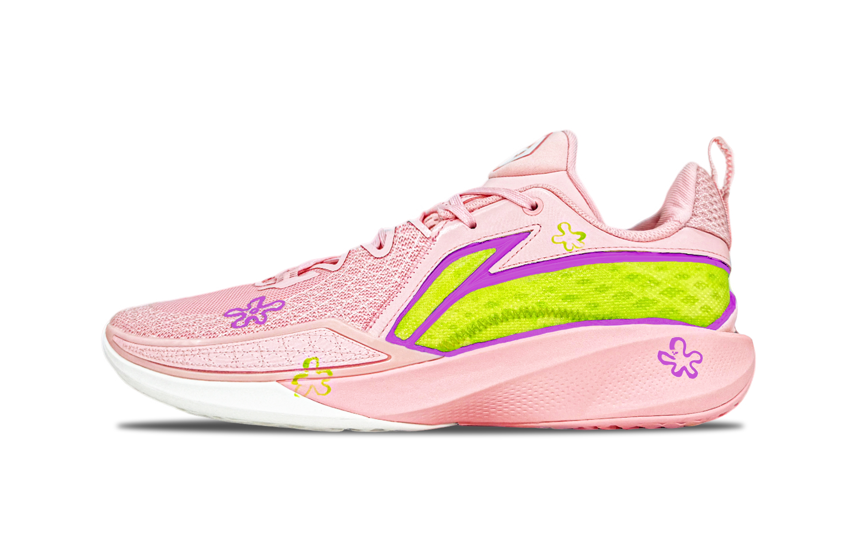 

LINING Баскетбольные кроссовки Speed Ling 2 с амортизацией и износостойкостью, мужские, цвет вишнево-розовый