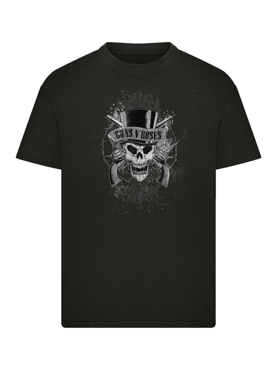 

Рубашка F4NT4STIC GunsNRoses Skull and Pistols, черный