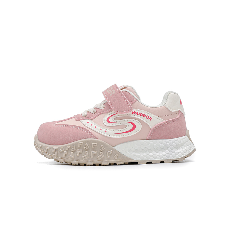 

WARRIOR Повседневные кроссовки для детей Pink Kids' с увеличенной высотой, балансировкой, устойчивостью к истиранию, скольжению и ударам