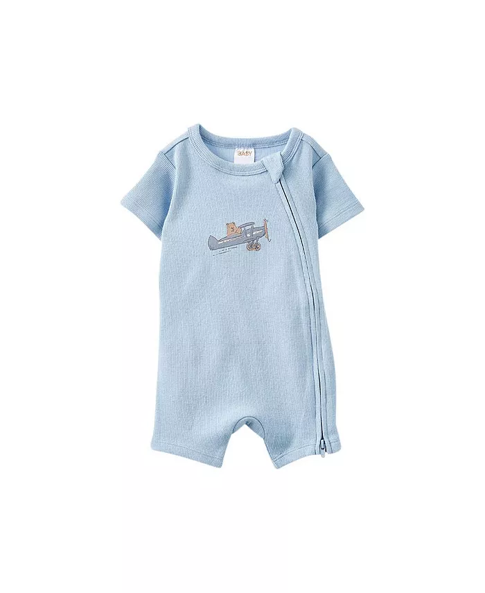 

Детский комбинезон с коротким рукавом и молнией The Billie для мальчиков COTTON ON, фиолетовый